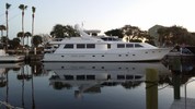 Quay wall docking view